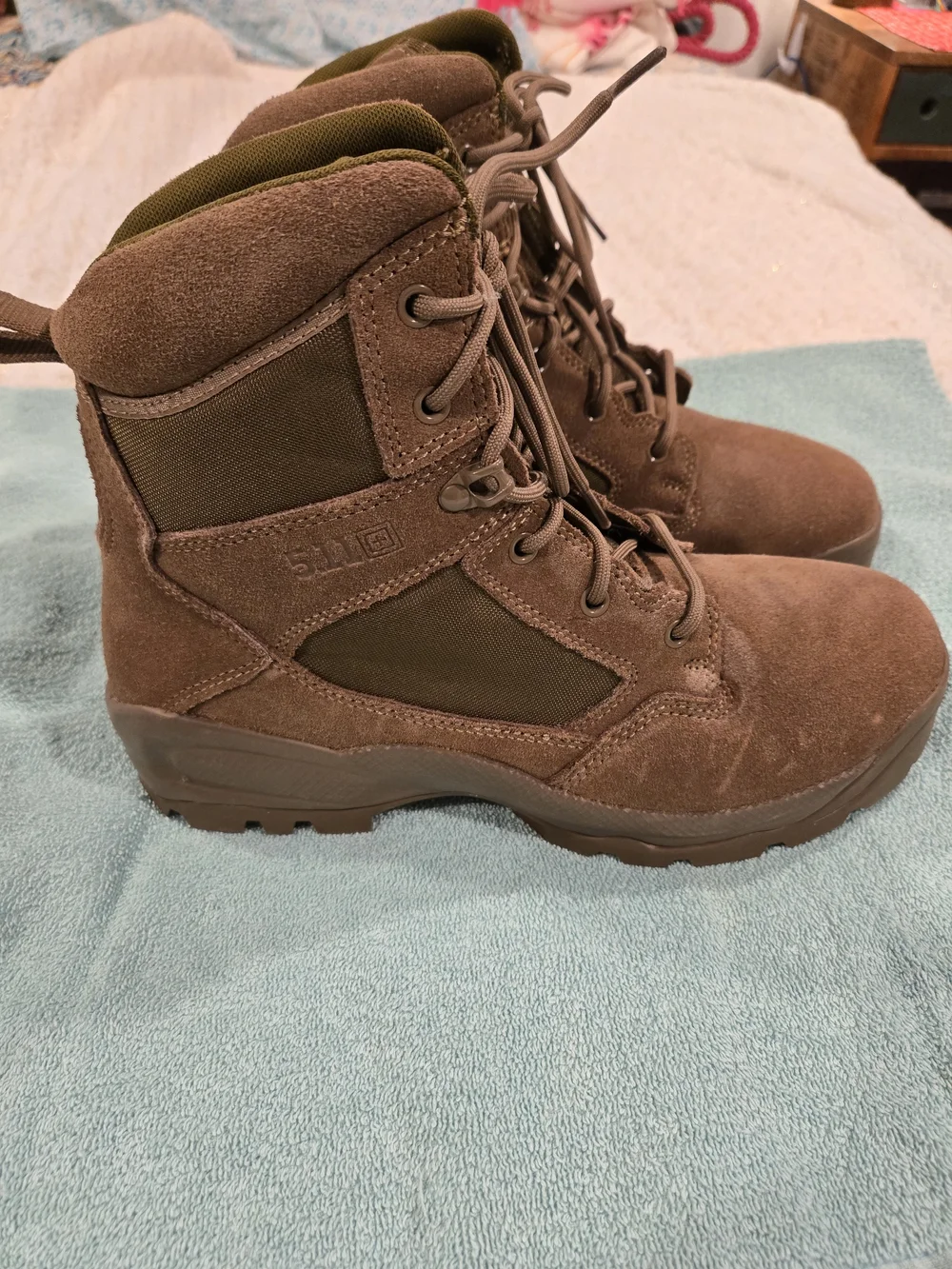 *5.11 Tactical* Suede Lace-Up Tactical Boots in Dark Coyote